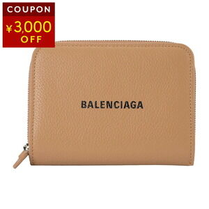 Balenciaga Bi fold Wallet Cache Beige